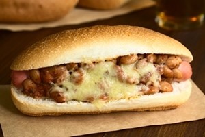 Chili-Cheese Beef Hot Dog